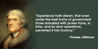 A quote from Thomas Jefferson